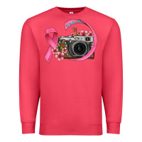 Cardinal floral cancer ribbon vintage camera Premium Sweatshirt - FaDigitalArtStudio