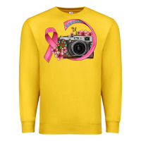 Lemon floral cancer ribbon vintage camera Premium Sweatshirt - FaDigitalArtStudio