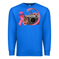 True Royal floral cancer ribbon vintage camera Premium Sweatshirt - FaDigitalArtStudio