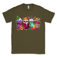 Dia De Los Muertos Coffee Cups Classic Tee | Teevron