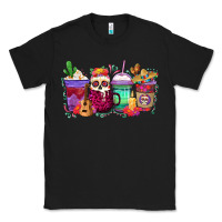 Black dia de los muertos coffee cups Classic Tee - texasbilliewilder