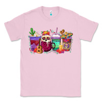 Bubblegum Pink dia de los muertos coffee cups Classic Tee - texasbilliewilder