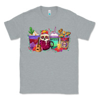 Heather Grey dia de los muertos coffee cups Classic Tee - texasbilliewilder