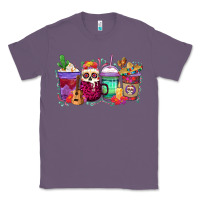 Lavender dia de los muertos coffee cups Classic Tee - texasbilliewilder