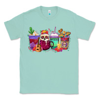 Seafoam dia de los muertos coffee cups Classic Tee - texasbilliewilder