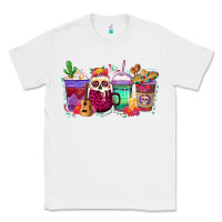 White dia de los muertos coffee cups Classic Tee - texasbilliewilder