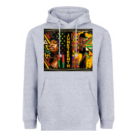 Heather Grey juneteenth tumbler Heavyweight Hoodie - HRA Design Shop