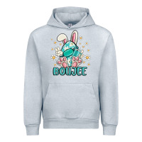 Heather Grey boujee  easter  egg Urban Hoodie - MaliasSmallBusiness