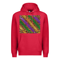 Cardinal mardi gras leopard glitter bead Premium Hoodie - BarkalooDesign
