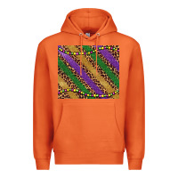 Carrot mardi gras leopard glitter bead Premium Hoodie - BarkalooDesign