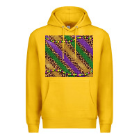 Lemon mardi gras leopard glitter bead Premium Hoodie - BarkalooDesign