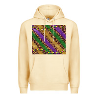 Pina Colada mardi gras leopard glitter bead Premium Hoodie - BarkalooDesign