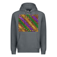 Rock mardi gras leopard glitter bead Premium Hoodie - BarkalooDesign