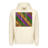 Sandshell mardi gras leopard glitter bead Premium Hoodie - BarkalooDesign