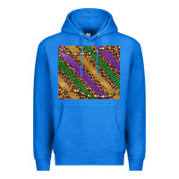 True Royal mardi gras leopard glitter bead Premium Hoodie - BarkalooDesign