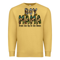 Antique Gold Boy Mama From Son Up To Son Down Premium Sweatshirt - CowhideDigitalArt