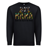 Black Boy Mama From Son Up To Son Down Premium Sweatshirt - CowhideDigitalArt