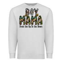Dove Grey Boy Mama From Son Up To Son Down Premium Sweatshirt - CowhideDigitalArt