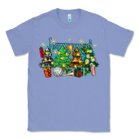 Colony Blue christmas trees with tennis Classic Tee - Zillion Design Studio