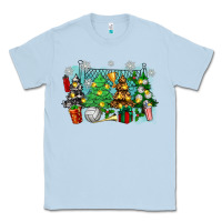 Christmas Trees With Tennis Classic Tee | Teevron