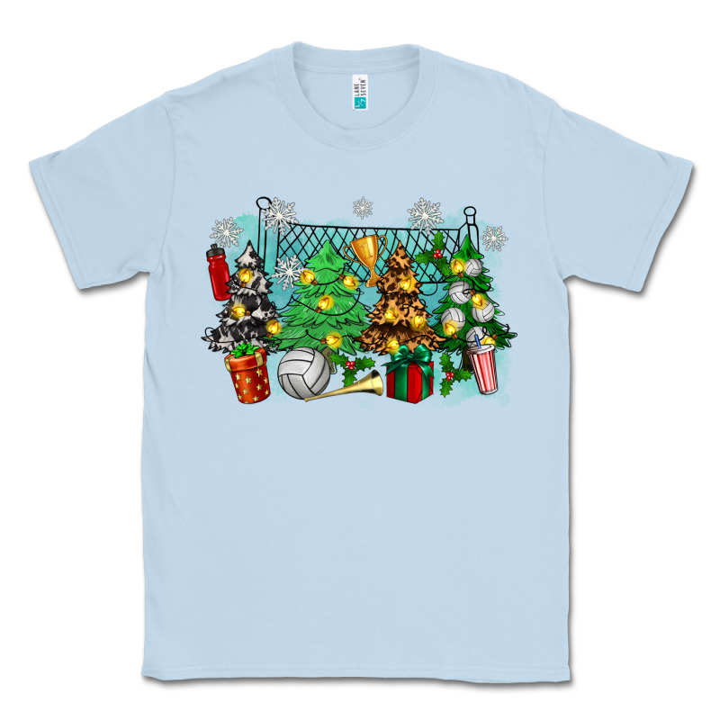 Christmas Trees With Tennis Classic Tee by Zillion Design Studio | Teevron