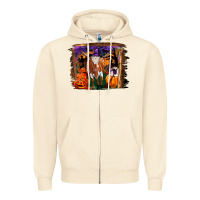 Sandshell longhorn cow halloween Zipper Hoodie - RanaPortraitStore