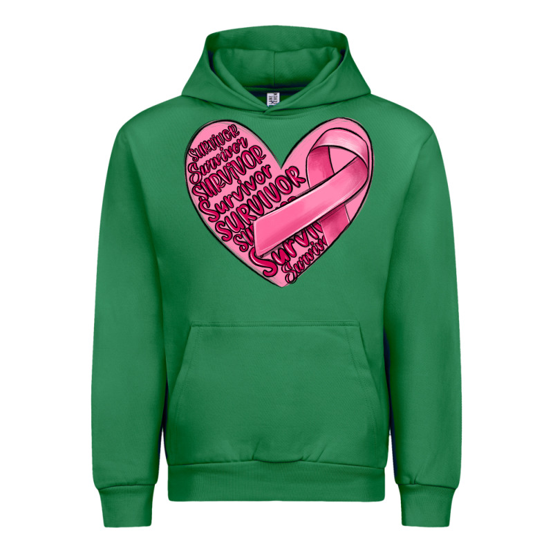 Heart Breast Cancer Urban Hoodie by MaliasSmallBusiness | Teevron