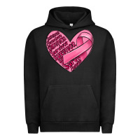 Pigment Black heart breast cancer Urban Hoodie - MaliasSmallBusiness