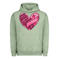 Pigment Oil Green heart breast cancer Urban Hoodie - MaliasSmallBusiness
