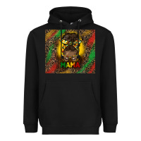 Black juneteenth afro bun mama tumbler Heavyweight Hoodie - HRA Design Shop