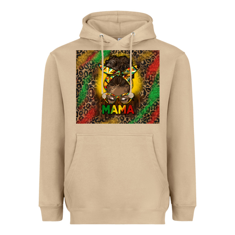 Juneteenth Afro Bun Mama Tumbler Heavyweight Hoodie by HRA Design Shop | Teevron