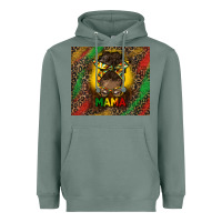 Sage juneteenth afro bun mama tumbler Heavyweight Hoodie - HRA Design Shop