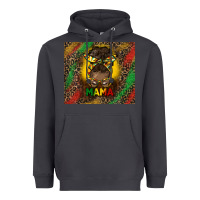 Smoke juneteenth afro bun mama tumbler Heavyweight Hoodie - HRA Design Shop