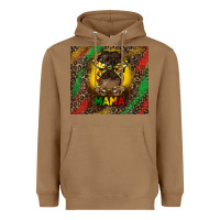 Toasted Coconut juneteenth afro bun mama tumbler Heavyweight Hoodie - HRA Design Shop