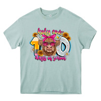 Arona Holy Cow 100 Days Of School Heavy Core Tee - CowhideDigitalArt