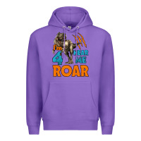 I'm Four Hear Me Roar Dinosaur Birthday Premium Hoodie | Teevron