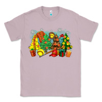 Lilac christmas trees with softball Classic Tee - Zillion Design Studio