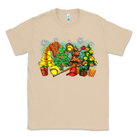 Mushroom christmas trees with softball Classic Tee - Zillion Design Studio