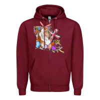 Burgundy Louisiana Map Easter Bunny And Cross Zipper Hoodie - RanaPortraitStore