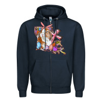 Navy Louisiana Map Easter Bunny And Cross Zipper Hoodie - RanaPortraitStore