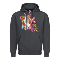 Smoke Louisiana Map Easter Bunny And Cross Zipper Hoodie - RanaPortraitStore