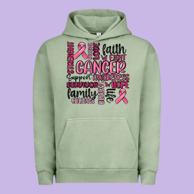 Cancer Awareness Urban Hoodie Designed By Maliassmallbusiness