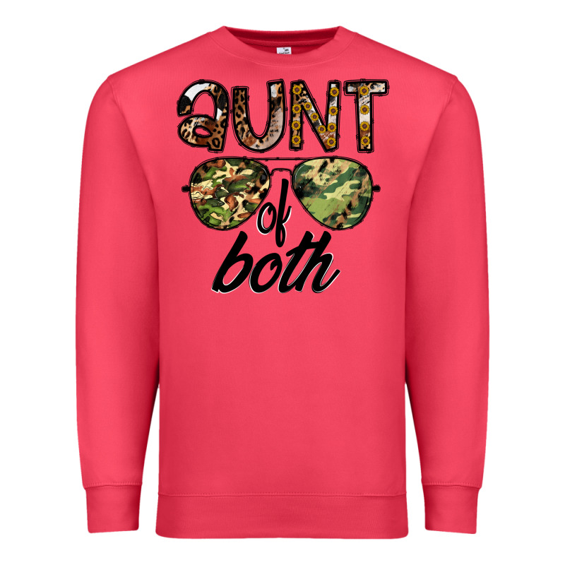 Aunt Of Both Premium Sweatshirt by CowhideDigitalArt | Teevron