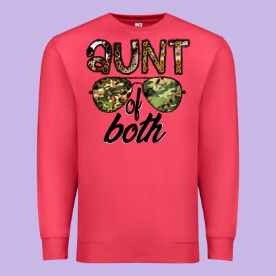 Aunt Of Both Premium Sweatshirt Designed By Cowhidedigitalart