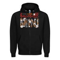 Black baseball mini with leopard Zipper Hoodie - texasbilliewilder