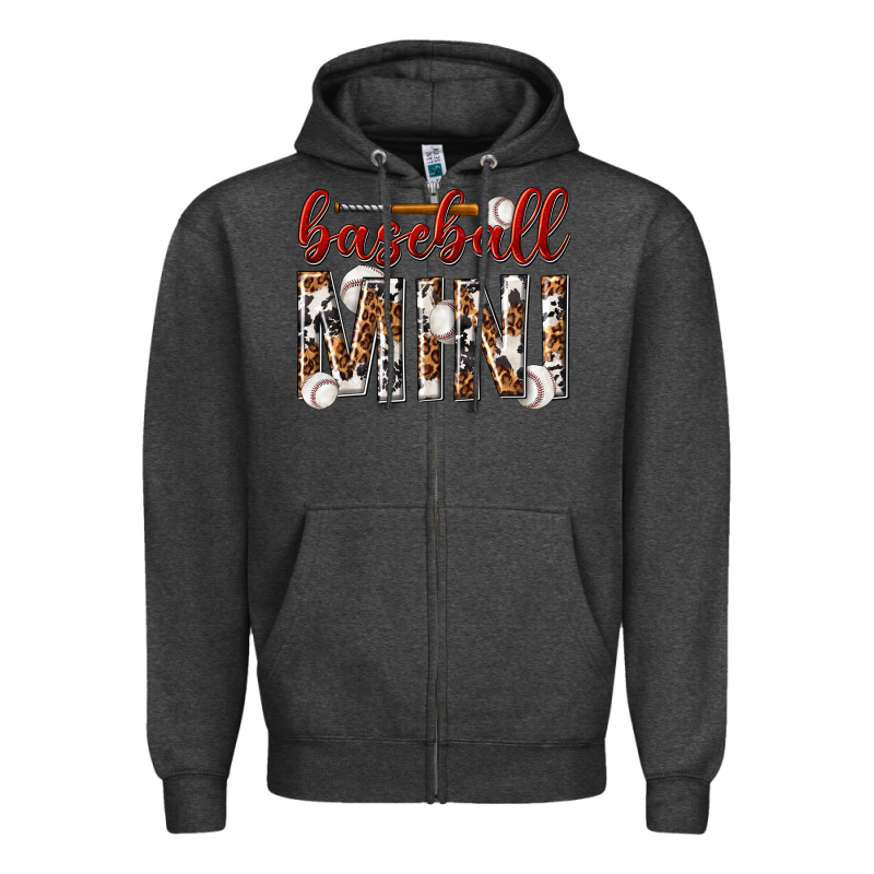 Baseball Mini With Leopard Zipper Hoodie by texasbilliewilder | Teevron