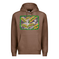 Chestnut mardi gras umbrella background Premium Hoodie - BarkalooDesign