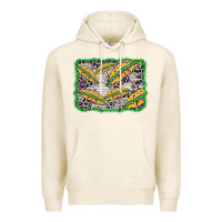 Tofu mardi gras umbrella background Premium Hoodie - BarkalooDesign