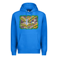 True Royal mardi gras umbrella background Premium Hoodie - BarkalooDesign
