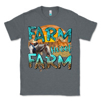 Charcoal Heather farm sweet farm with horses Classic Tee - texasbilliewilder